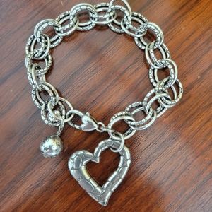 Brighton heart chain link bracelet
